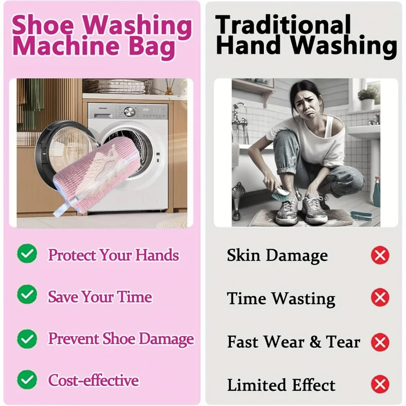 다용도 세탁기용 신발 세탁망 (360도 회전형) °   - Shoe Cleaning Brush 리뷰 및 가격