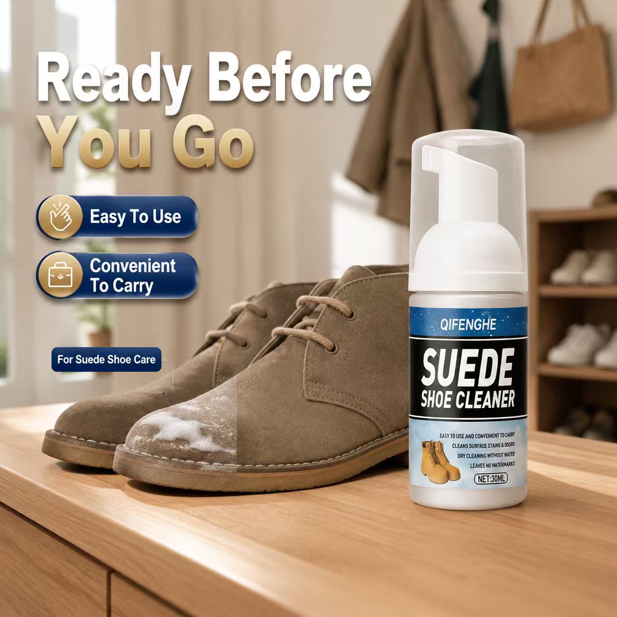 스웨이드 신발 세정 폼 30ml 무수 클리너 - 부츠, - Sneaker Cleaner 리뷰 및 가격